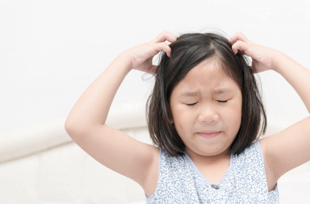 Cheveux qui nécessitent un shampoing anti-poux